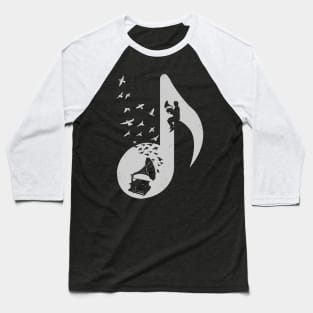 Musical - Gramophone Baseball T-Shirt